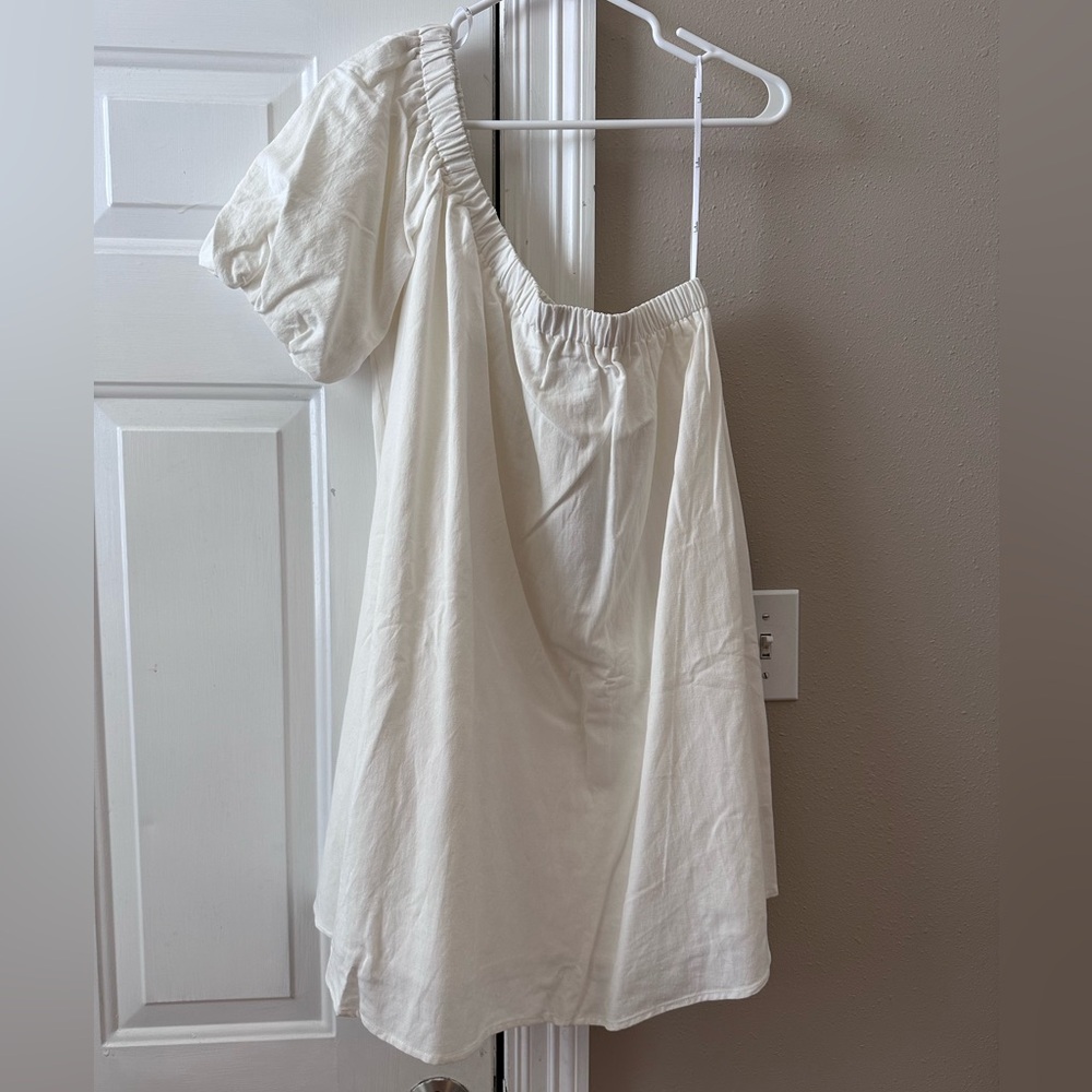 Lulus linen one shoulder dress Size XL - Picture 7 of 8